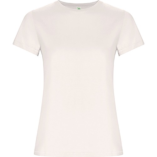 Fitted organic cotton t-shirt GOLDEN WOMAN Fitted organic cotton t-shirt GOLDEN WOMAN