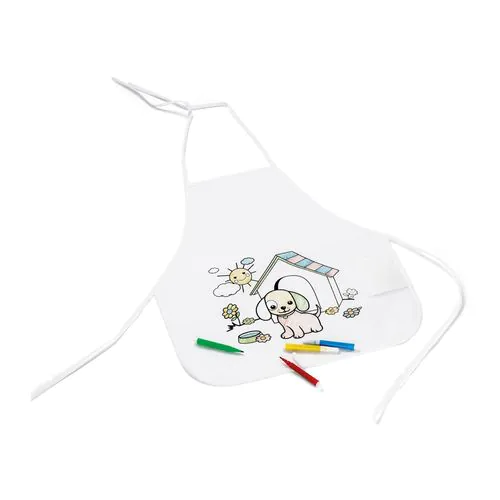 NILO. Grembiule per bambini da colorare in TNT (80 g/m²) NILO. Grembiule per bambini da colorare in TNT (80 g/m²)