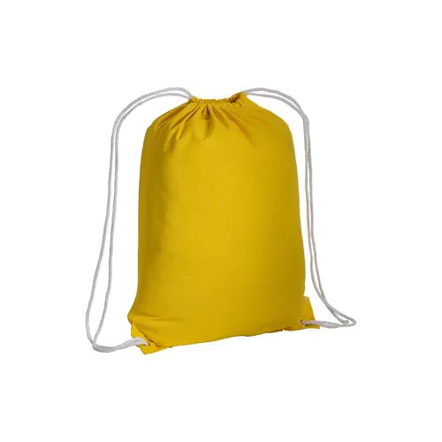 135 g/m2 cotton backpack with drawstring closure