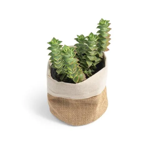 DUCASSE. Multi-purpose bag in jute (260g/m²) and cotton (120g/m²)