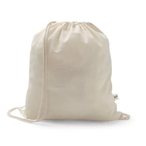 SALAMANCA. Bolsa tipo mochila de algodón reciclado (70%) y poliéster (30% rPET) (150 g/m²) SALAMANCA. Bolsa tipo mochila de algodón reciclado (70%) y poliéster (30% rPET) (150 g/m²)