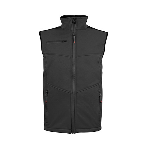 Gilet avec empiècements en oxford anti-abrasion RUTILE