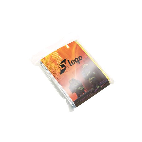 Emergency blanket 2 sides (polyéthylène (PET) / aluminium)