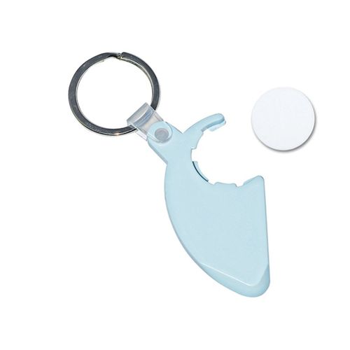 sleutelhanger met winkelmuntje