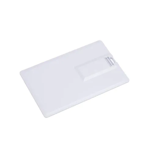 Chiavetta USB Carta di Credito 5 USB 2.0 COB 4 GB Bianca
