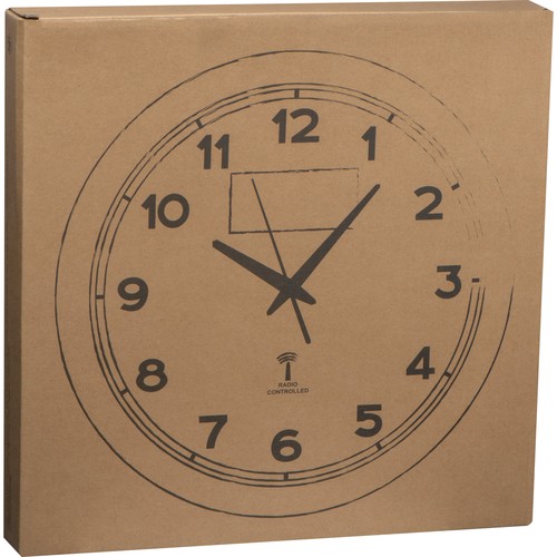 Reloj de metal con hora radio controlada. Reloj de metal con hora radio controlada.