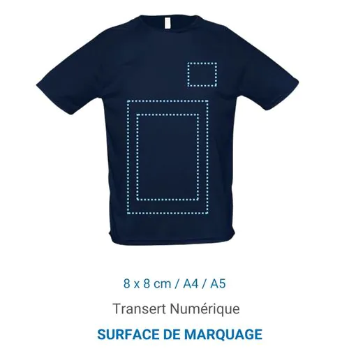 camiseta de deporte