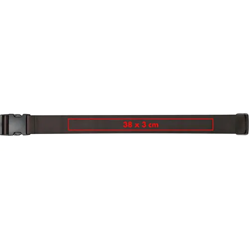 Adjustable luggage strap
