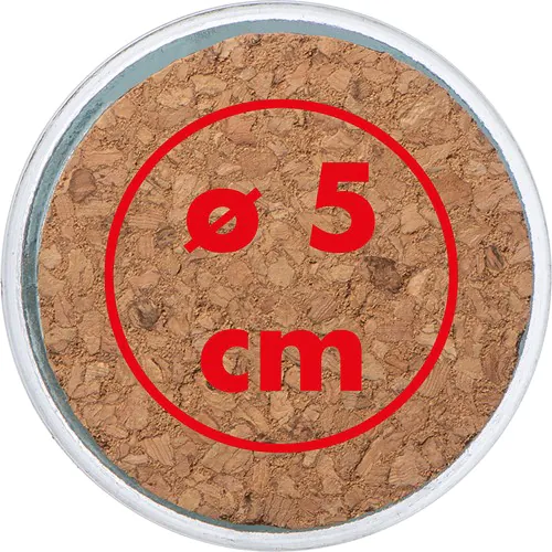 Glass carafe with cork lid Glass carafe with cork lid