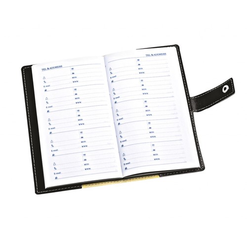 ADRESS BOOK A6 BLACK