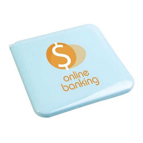 PP mask holder case with antibacterial treatment. ISO 22196