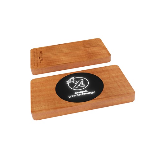 Powerbank Wireless Wood 5000 Powerbank Wireless Wood 5000