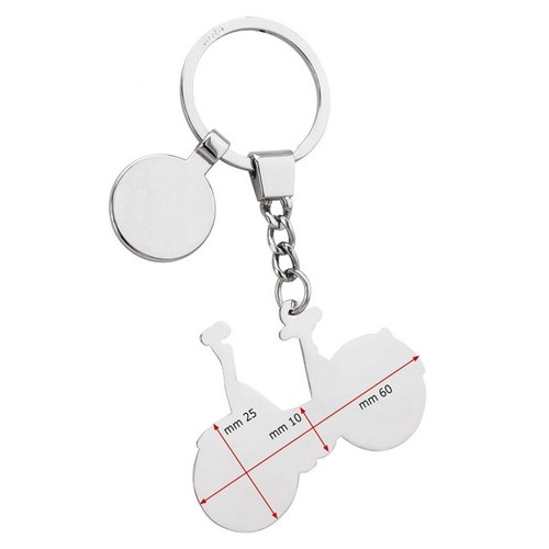 BICYCLE KEY RING WITH TOKEN BICYCLE KEY RING WITH TOKEN