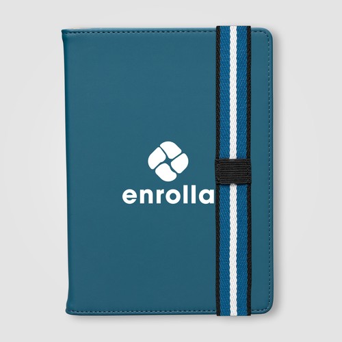 Journal rechargeable Newport en PU recyclé à motif chevron – A5