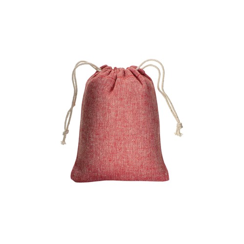 Pochon cadeau en coton recyclé 150 g/m2, 10 x 14 cm