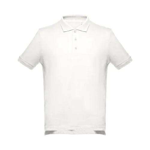 THC ADAM. Polo da uomo in cotone a maniche corte