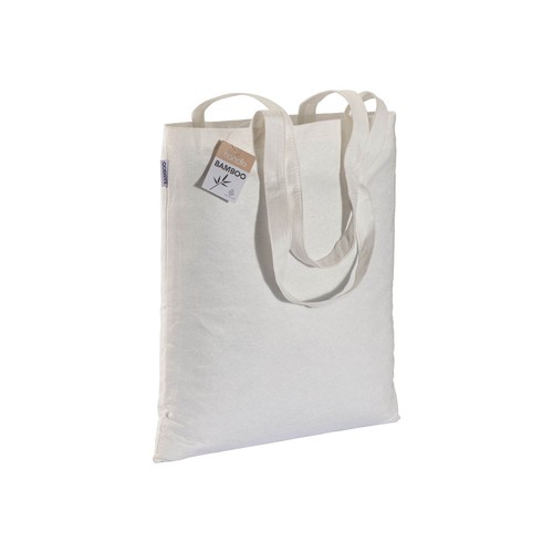 135 g/m2 bamboo fiber shopping bag with long handles