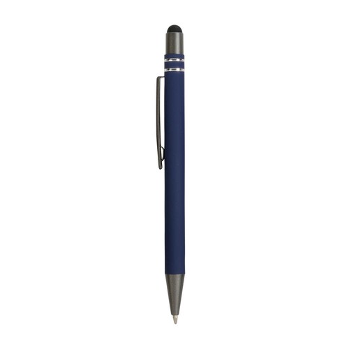 Snap pen with rubberised grip with trim rings with touch screen