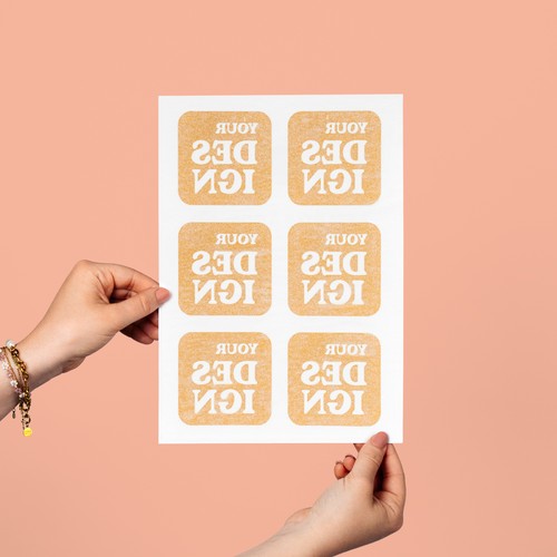 temporary metallic tattoos - 297 x 210 mm