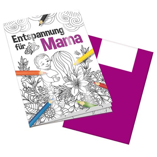 Colouring book / set A6 - relaxation for mama - Colouring book neutral Colouring book / set A6 - relaxation for mama - Colouring book neutral
