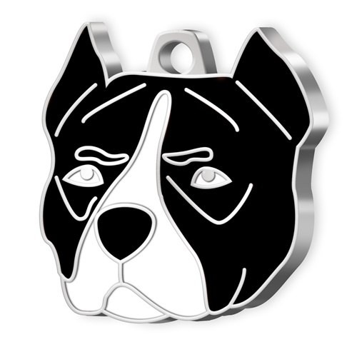 DOG TAG PITBULL BLACK DOG TAG PITBULL BLACK