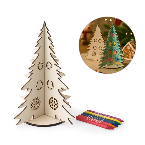 PINERY. Inklapbare houten kerstboom om te kleuren PINERY. Inklapbare houten kerstboom om te kleuren