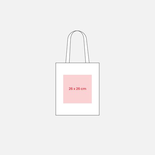 220 g/m2 cotton/polyester shopping bag, long handle 220 g/m2 cotton/polyester shopping bag, long handle