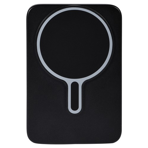 5000mAh USB AND WIRELESS CHARGER IN RECYCLED PLASTIC AND ALUMINUM