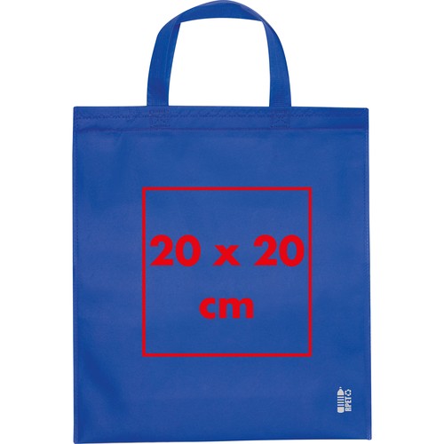 Shopping bag made of recycled non-woven