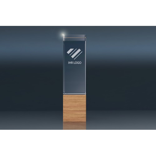 Crystal Trophy WOOD (M)