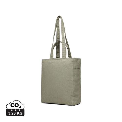 VINGA Hilo AWARE™ gerecycled canvas tas met ritssluiting VINGA Hilo AWARE™ gerecycled canvas tas met ritssluiting