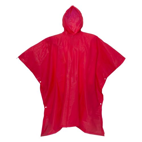 Poncho impermeable de PEVA reciclado. Embutido en bolsa de PET reciclado Poncho impermeable de PEVA reciclado. Embutido en bolsa de PET reciclado