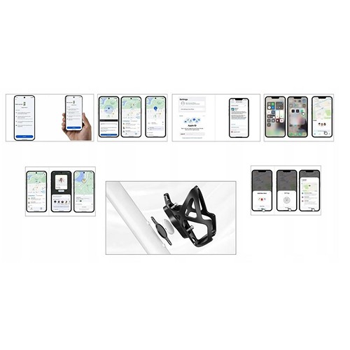 Bicycle bottle holder, tracker MiLi DUO