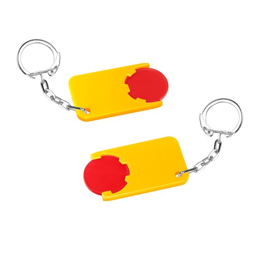 Porte-clés jeton 1€ "Beta"