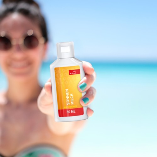 Sun Milk "sensitive" SPF 30, 50 ml, Body Label Sun Milk "sensitive" SPF 30, 50 ml, Body Label