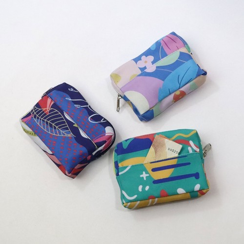 BASIC COTTON PURSE FOR CARD/CUSTOMIZABLE COIN PURSE