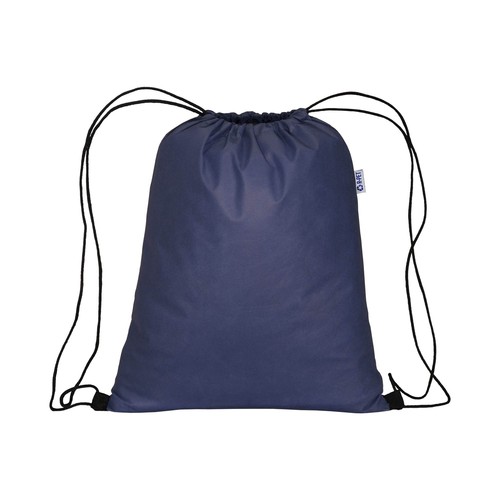 NON WOVEN R-pet 70 g/m2 backpack with drawstring closure