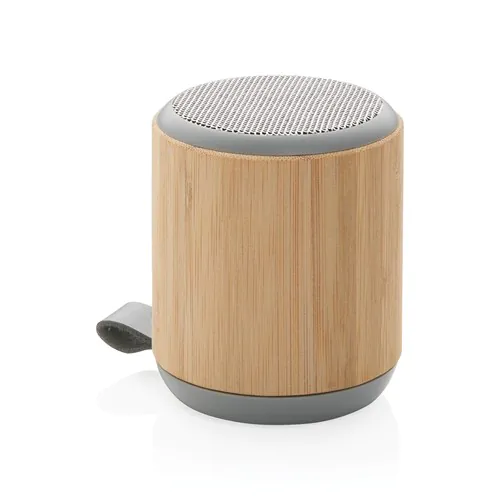 Speaker wireless 3W in bambù e tessuto Speaker wireless 3W in bambù e tessuto
