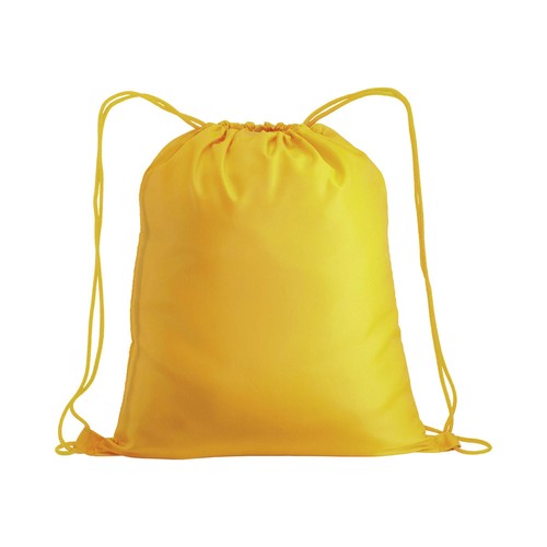 210T polyester backpack with drawstring closure