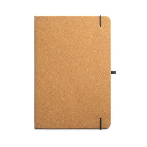 MATISSE. Bloc-notes A5 avec couverture rigide en cuir (70% recyclé) avec pages lignées MATISSE. Bloc-notes A5 avec couverture rigide en cuir (70% recyclé) avec pages lignées