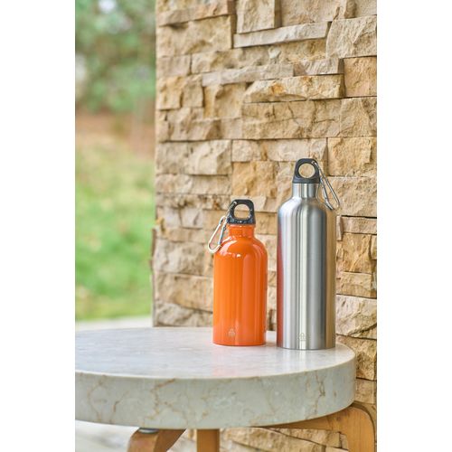 Einwandige Flasche aus recyceltem Edelstahl (400 ml) Sable Einwandige Flasche aus recyceltem Edelstahl (400 ml) Sable