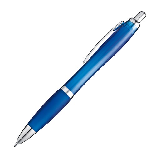 Penna a sfera con grip in gomma