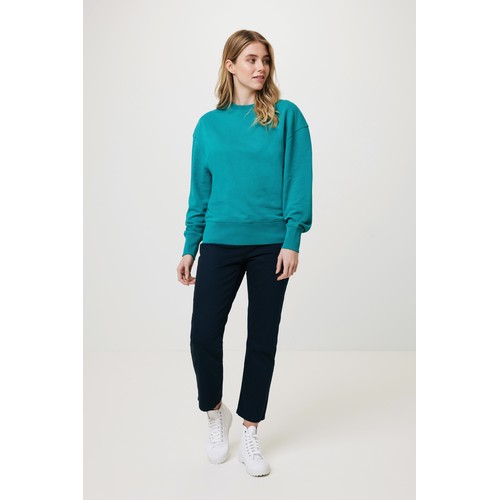 IQONIQ Kruger Relax-Rundhals-Sweater aus recycelt. Baumwolle