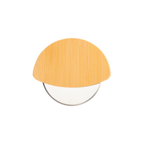 Taglia pizza con manico in bambù e lama in acciaio inossidabile