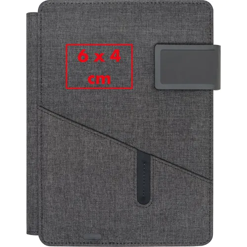 A5 Notitiemap met powerbank