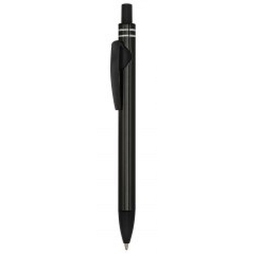 KUGELSCHREIBER ALU SCHWARZ KLIPP SCHWARZ