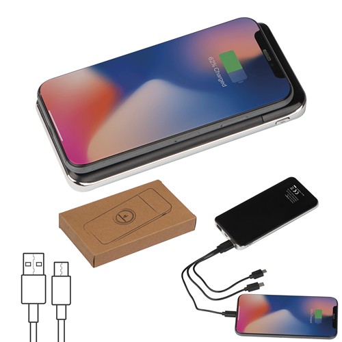 Wireless powerbank - 8000 mAh