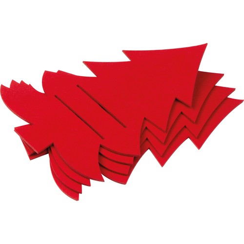 Cubertero en forma de árbol de Navidad