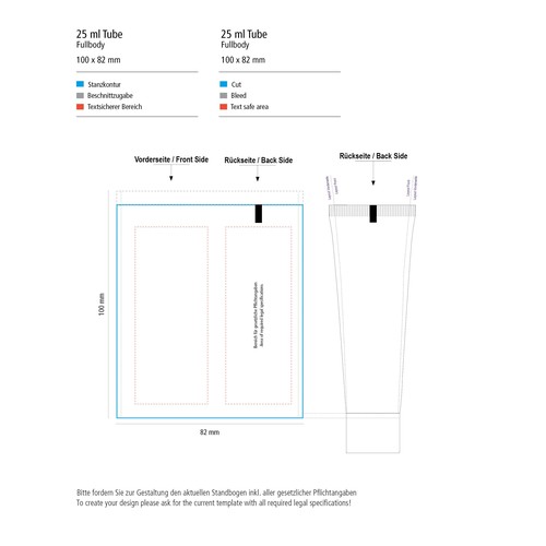 Shower Gel Ginger-Lime, 25 ml Tube