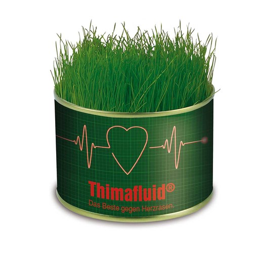 Boite de conserve Nature avec graines - Basilic